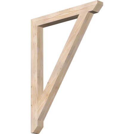 Ekena Millwork Traditional Slat Smooth Bracket, Douglas Fir, 3 1/2"W x 34"D x 46"H BKT04X34X46TRA06SDF
